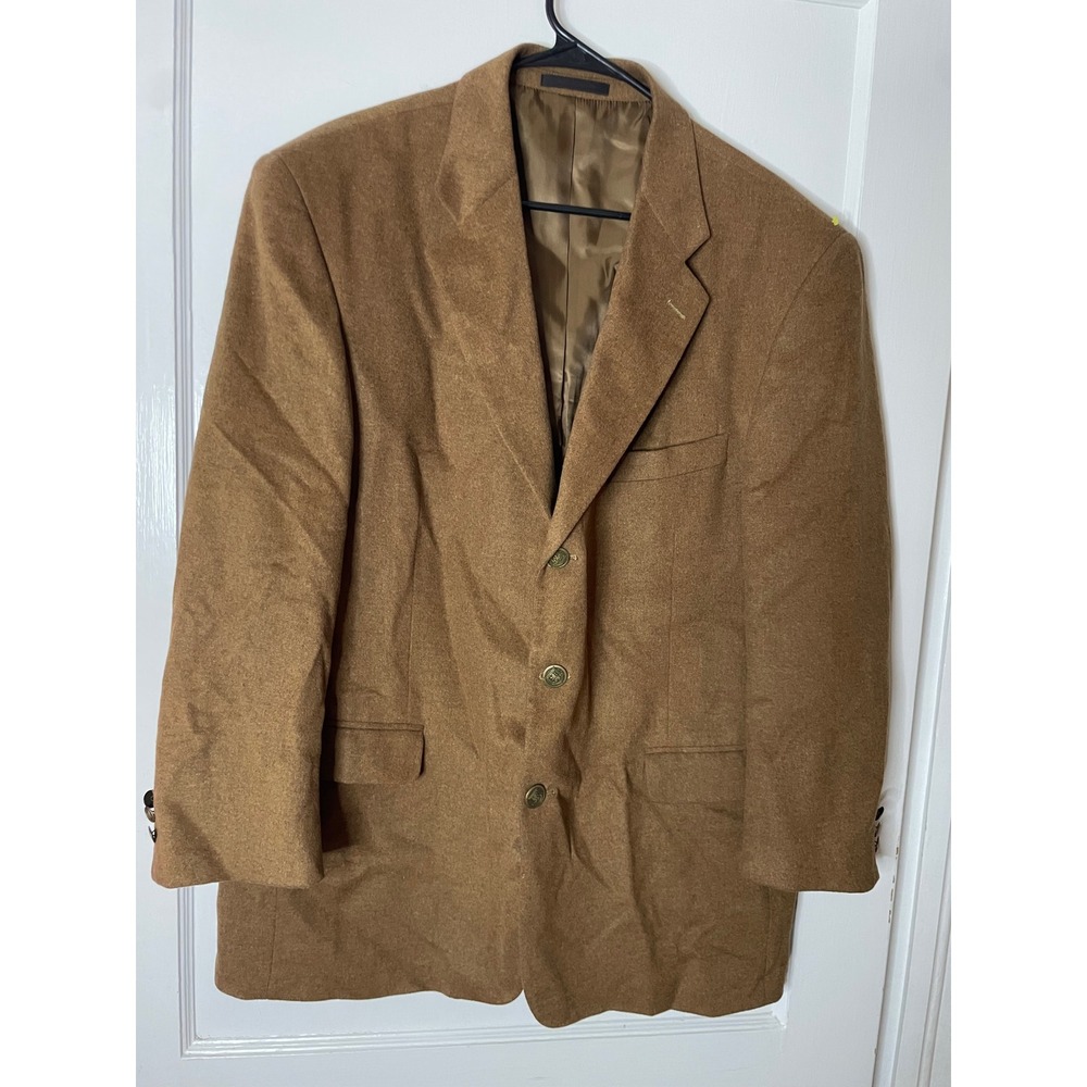 Daniel Gray Men's Brown Wool Silk Cashmere‎ Blend Blazer Jacket Suit Separate